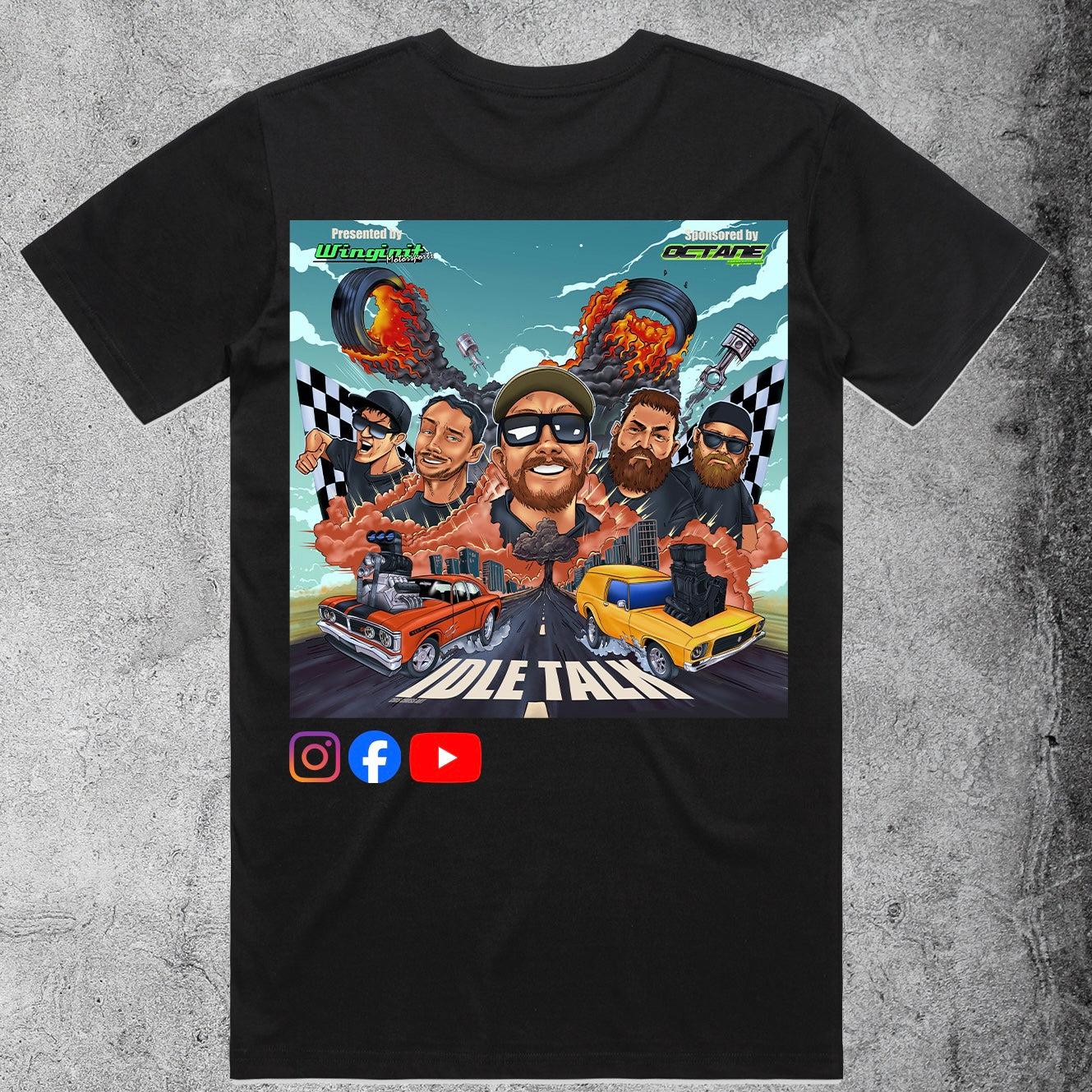 IDLE TALK Podcast short sleeve black